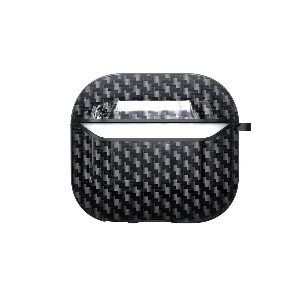 ShieldCase ShieldCase Coque Black Stripe silicone Airpods 4 (noir) ShieldCase ShieldCase Coque Black Stripe silicone Airpods 4 (noir)