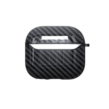 ShieldCase ShieldCase Coque Black Stripe silicone Airpods 4 (noir) ShieldCase ShieldCase Coque Black Stripe silicone Airpods 4 (noir)