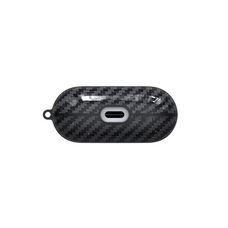ShieldCase ShieldCase Coque Black Stripe silicone Airpods 4 (noir) ShieldCase ShieldCase Coque Black Stripe silicone Airpods 4 (noir)