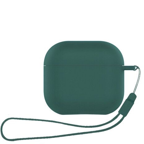 ShieldCase ShieldCase Coque silicone Airpods 4 avec cordon (vert foncé) ShieldCase ShieldCase Coque silicone Airpods 4 avec cordon (vert foncé)