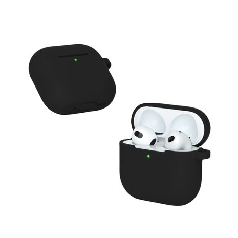 ShieldCase ShieldCase Coque silicone Airpods 4 avec cordon (noir)
