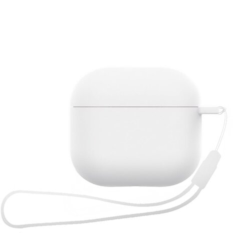 ShieldCase ShieldCase Coque silicone Airpods 4 avec cordon (blanc) ShieldCase ShieldCase Coque silicone Airpods 4 avec cordon (blanc)