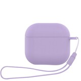 ShieldCase Coque silicone Airpods 4 avec cordon (violet)