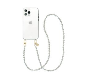 xoxo Wildhearts Coque transparente avec cordon long iPhone 16 Pro - Pearlfection xoxo Wildhearts Coque transparente avec cordon long iPhone 16 Pro - Pearlfection