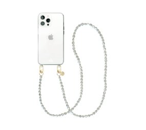 xoxo Wildhearts Coque transparente avec cordon long iPhone 16 Pro Max - Pearlfection