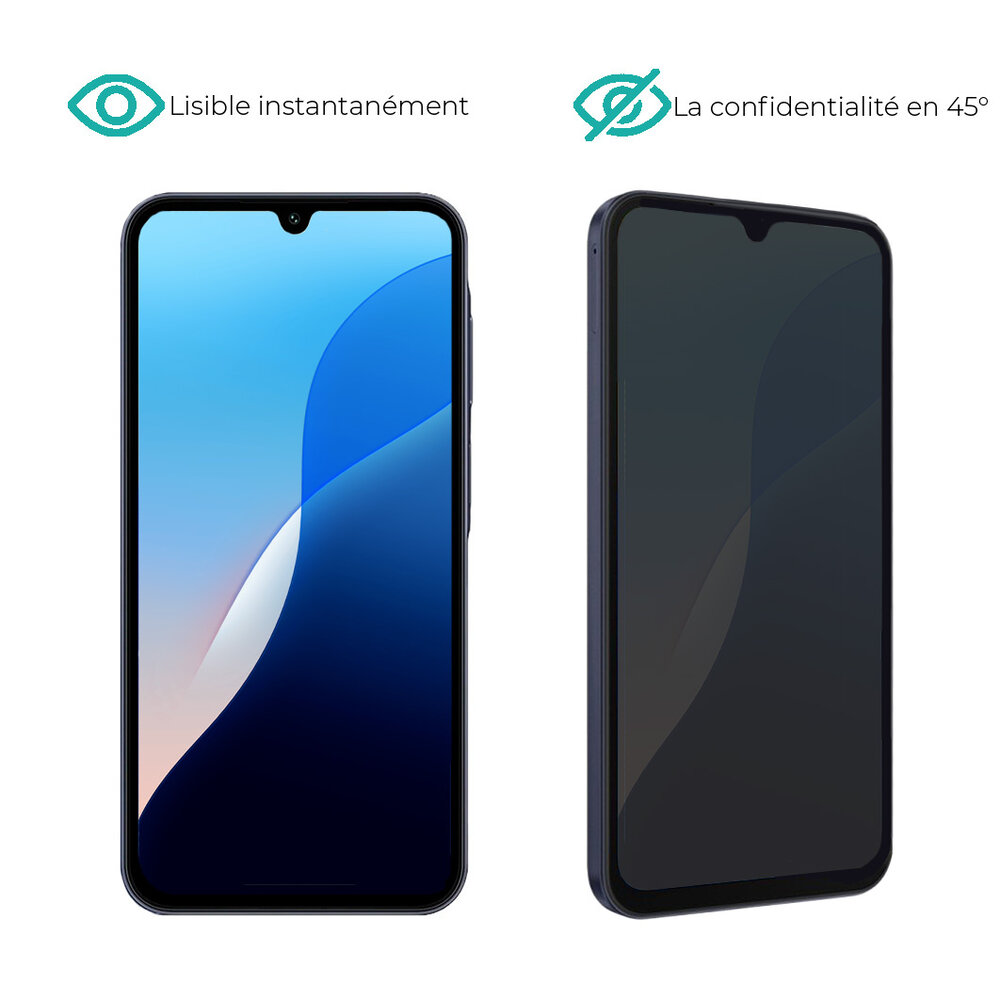 ShieldCase ShieldCase Protecteur d'écran en verre trempé de confidentialitéSamsung Galaxy A50 ShieldCase ShieldCase Protecteur d'écran en verre trempé de confidentialitéSamsung Galaxy A50