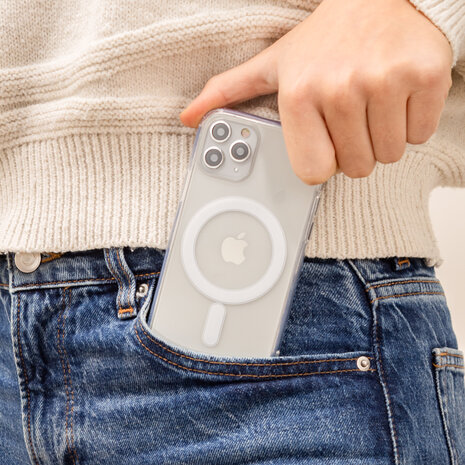 ShieldCase ShieldCase Coque transparente iPhone 13 compatible Magsafe
