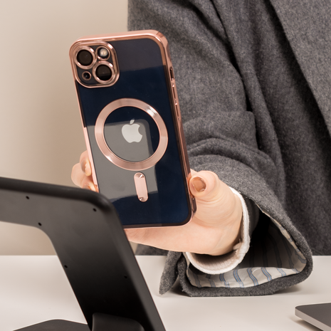 Coverzs Coverzs Coque MagSafe avec cache de caméra iPhone 13 Pro Max (or rose) Coverzs Coverzs Coque MagSafe avec cache de caméra iPhone 13 Pro Max (or rose)