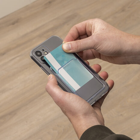 Ceezs Ceezs Coque porte-cartes iPhone 11 Pro (transparente)