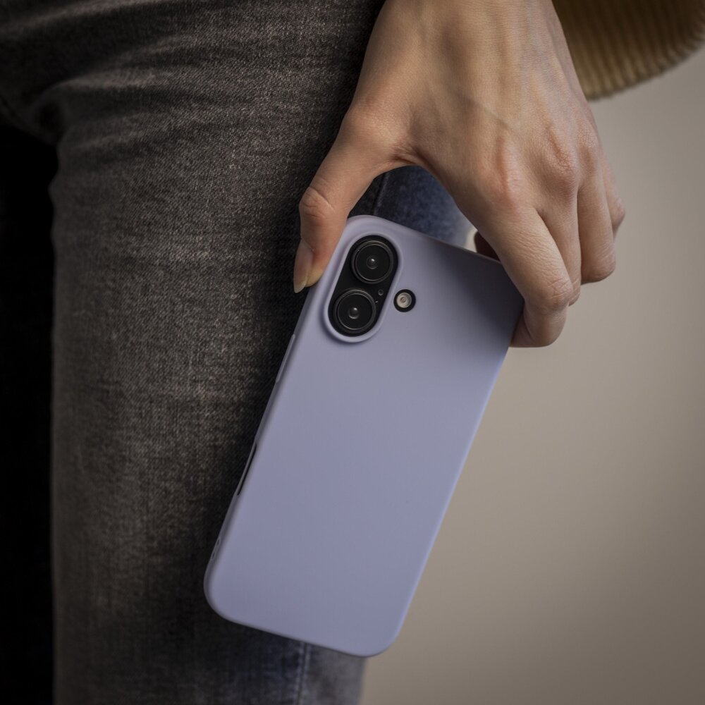 Ceezs Ceezs iPhone 16 coque silicone (violet)