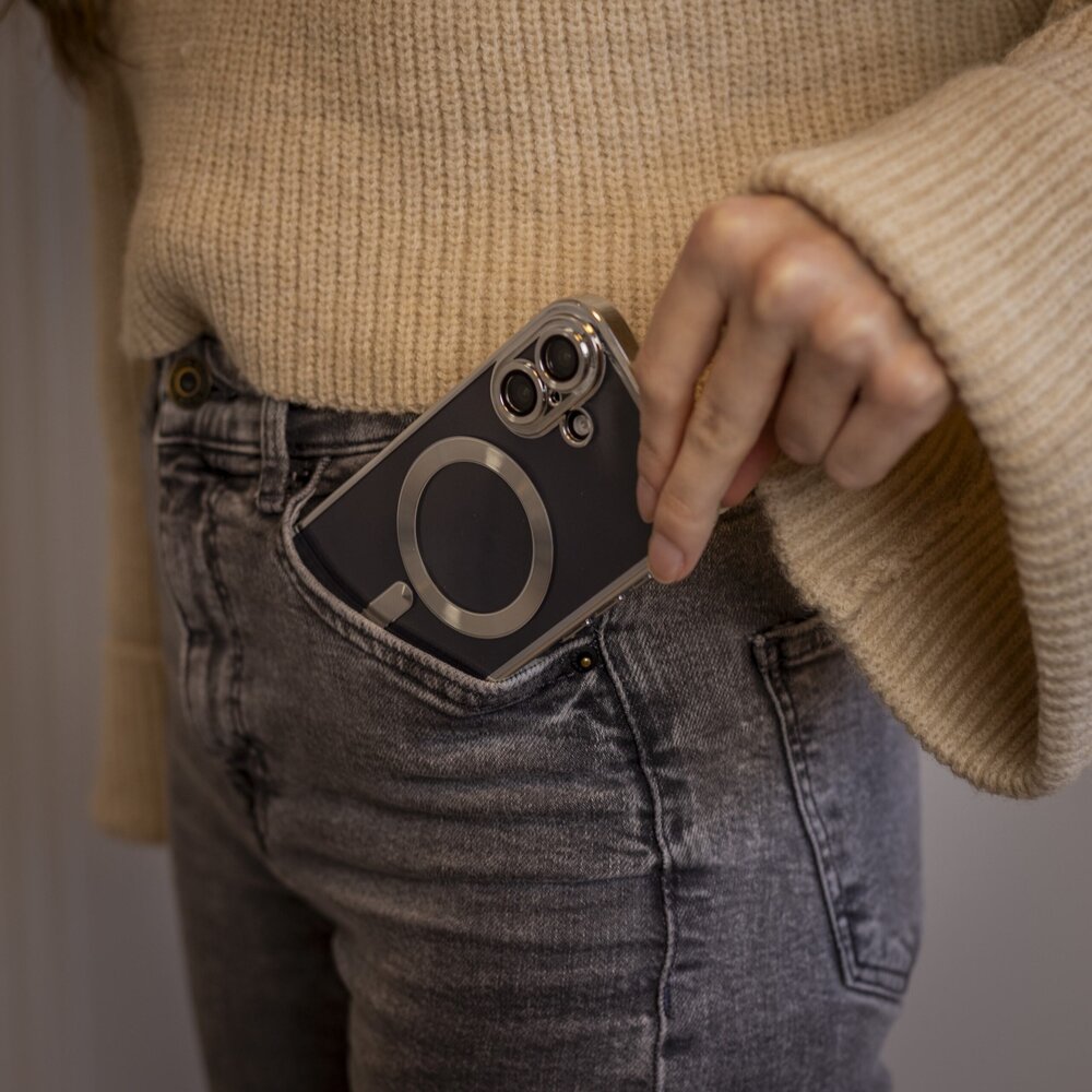 Coverzs Coverzs iPhone 16 coque MagSafe avec cache de caméra (argent) Coverzs Coverzs iPhone 16 coque MagSafe avec cache de caméra (argent)