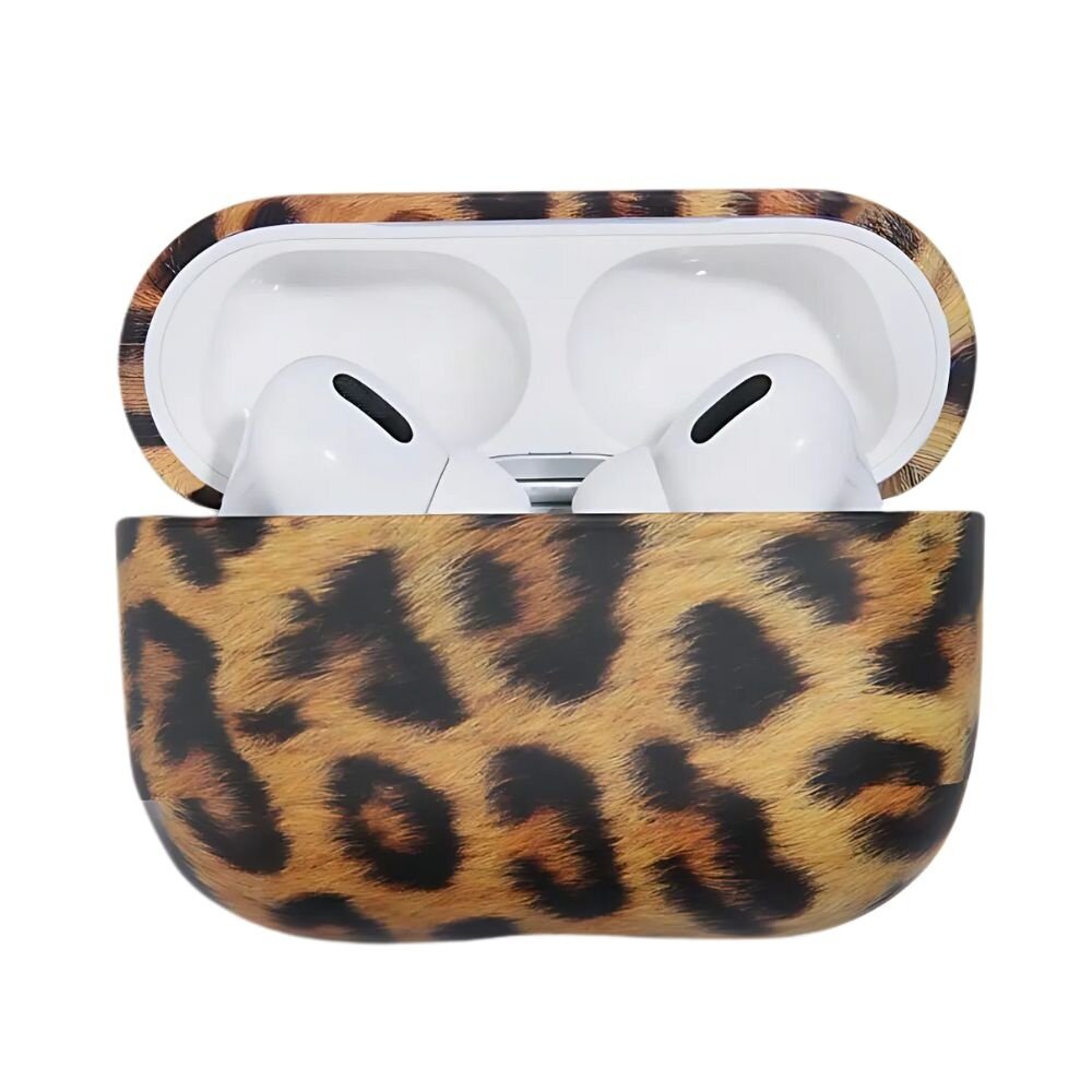 Coque AirPods Pro 3 (2025) Motif Léopard – TPU Résistant Aux Chocs, Avec Porte-clés – Protection Et Style Tendance – Pour Fille Et Garçon