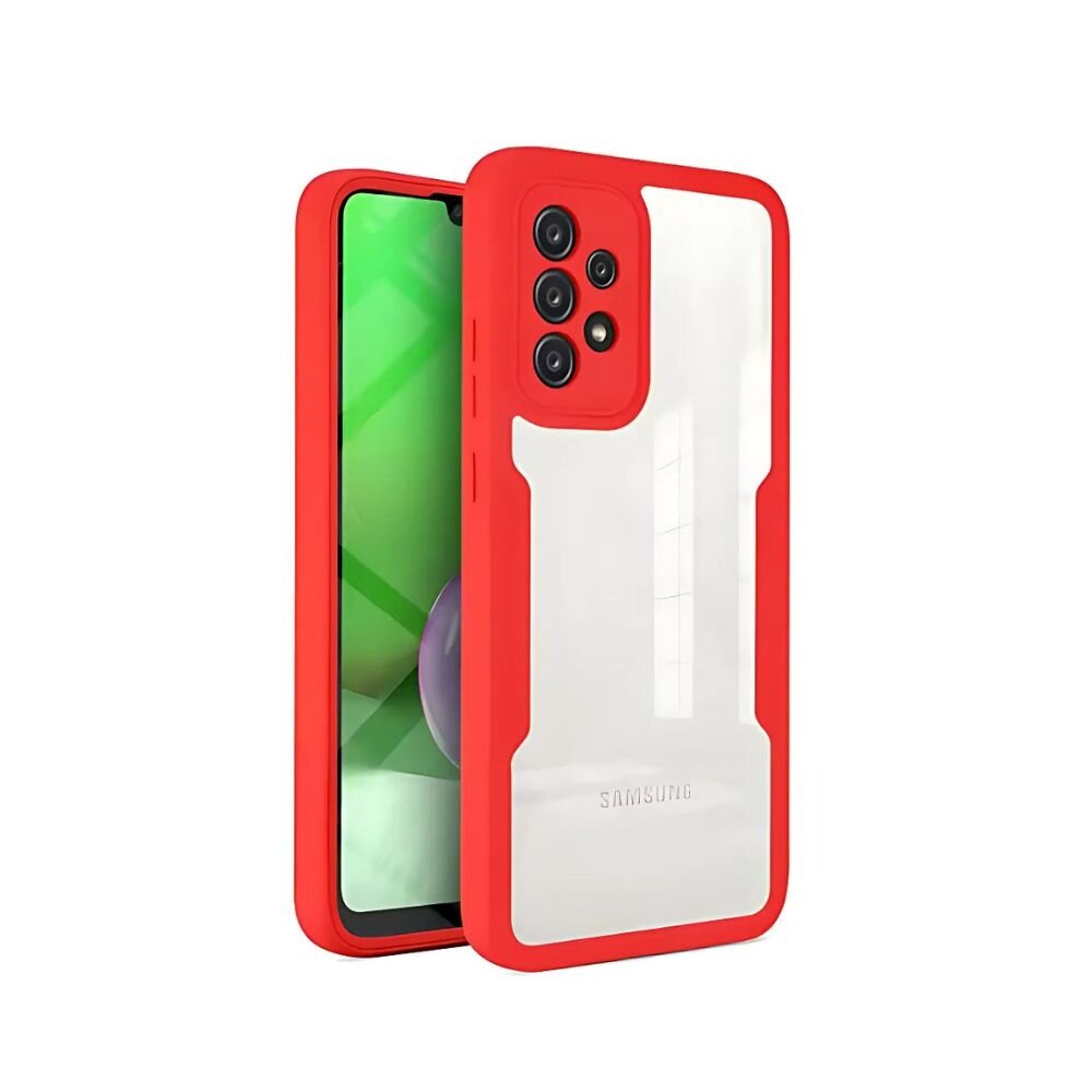 ShieldCase ShieldCase Coque Bumper Samsung Galaxy A72 (rouge) ShieldCase ShieldCase Coque Bumper Samsung Galaxy A72 (rouge)