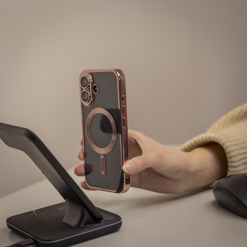 JETech Coque Magnétique Pour IPhone 16e 6,1 Pouces 2025 Compatible Avec MagSafe, Étui Housse Antichoc Bumper, Arrière Transparent Anti-Rayures ( Transparente