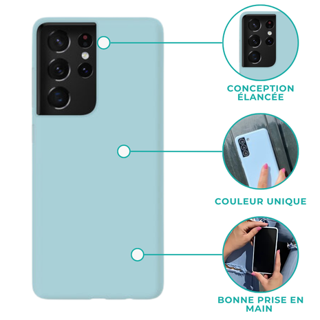 xoxo Wildhearts xoxo Wildhearts Coque silicone Pantone Samsung Galaxy A51 (bleu)