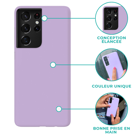 xoxo Wildhearts xoxo Wildhearts Coque silicone Pantone Samsung Galaxy A72 (violet)