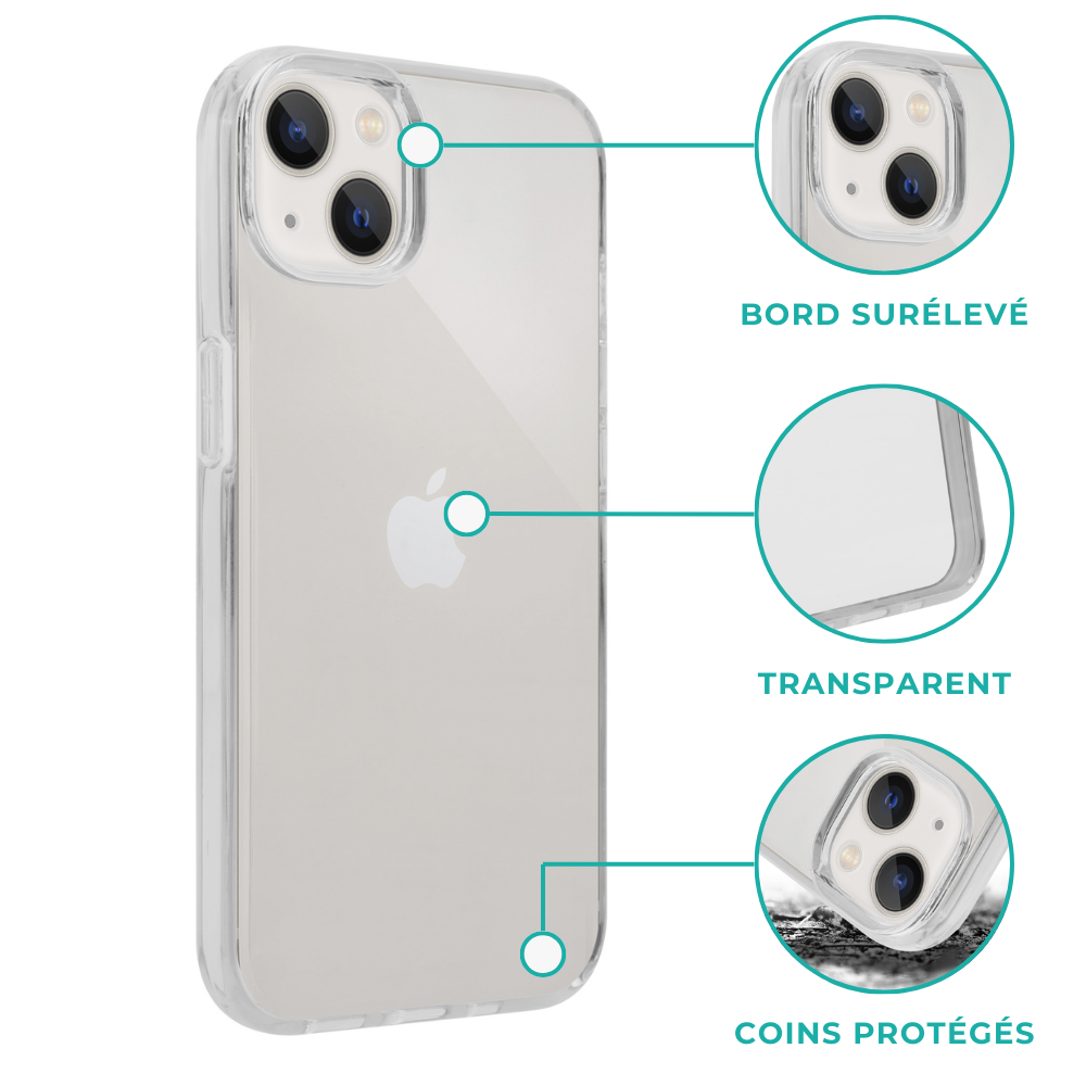 ShieldCase ShieldCase Coque TPU iPhone 14 Pro (transparente) ShieldCase ShieldCase Coque TPU iPhone 14 Pro (transparente)