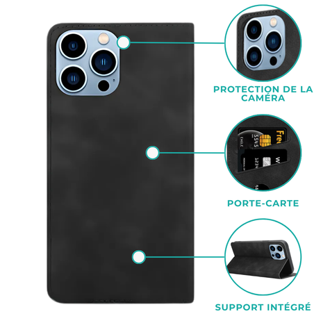 Coverzs Coverzs Étui de téléphone de luxe iPhone 14 Pro Max (noir) Coverzs Coverzs Étui de téléphone de luxe iPhone 14 Pro Max (noir)