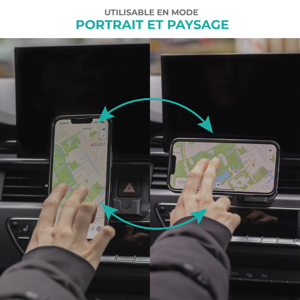 Coverzs Coverzs Support de voiture ventilé avec MagSafe (noir) Coverzs Coverzs Support de voiture ventilé avec MagSafe (noir)