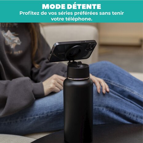 Coverzs Coverzs Bouteille d'eau de 1000 ml avec MagSafe (noir) Coverzs Coverzs Bouteille d'eau de 1000 ml avec MagSafe (noir)
