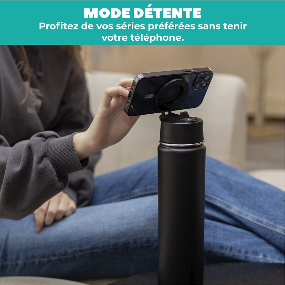 Coverzs Coverzs Bouteille d'eau de 700 ml avec MagSafe (noir) Coverzs Coverzs Bouteille d'eau de 700 ml avec MagSafe (noir)