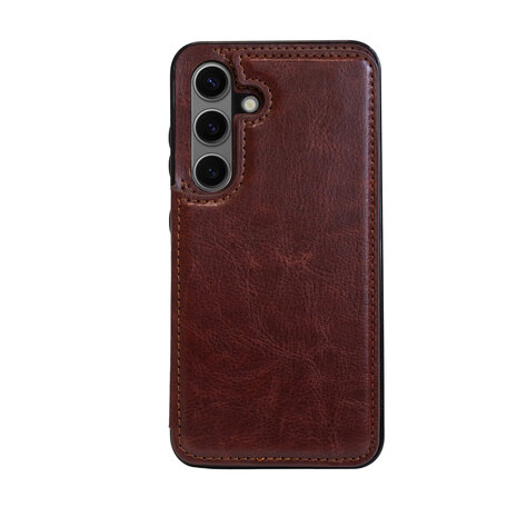 ShieldCase ShieldCase Étui portefeuille pour Samsung Galaxy S25 (marron)