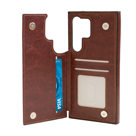 ShieldCase ShieldCase Étui portefeuille pour Samsung Galaxy S25 Ultra (marron) ShieldCase ShieldCase Étui portefeuille pour Samsung Galaxy S25 Ultra (marron)