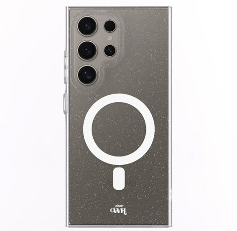 xoxo Wildhearts xoxo Wildhearts Coque Samsung Galaxy S25 Ultra TPU pailleté avec MagSafe (transparent)