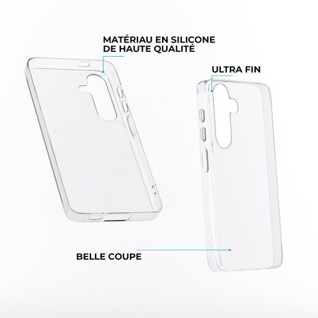 ShieldCase ShieldCase Coque en hybride Samsung Galaxy S25 (transparent)