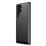 ShieldCase Samsung Galaxy S25 Ultra coque porte-cartes avec curseur (noir)