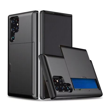 ShieldCase ShieldCase Samsung Galaxy S25 Ultra coque porte-cartes avec curseur (noir) ShieldCase ShieldCase Samsung Galaxy S25 Ultra coque porte-cartes avec curseur (noir)