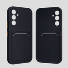 ShieldCase ShieldCase Samsung Galaxy S25 coque en silicone porte carte (bleu foncé)