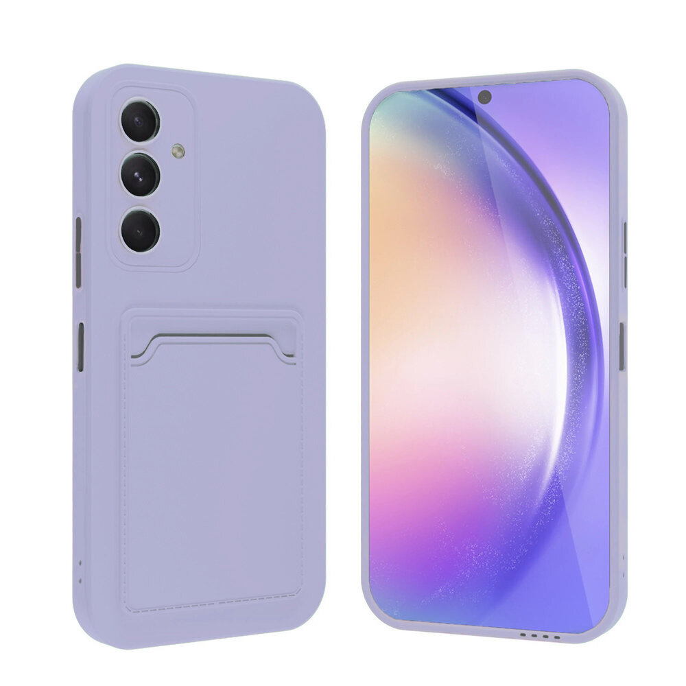 ShieldCase ShieldCase Samsung Galaxy S25 coque en silicone porte carte (lila) ShieldCase ShieldCase Samsung Galaxy S25 coque en silicone porte carte (lila)