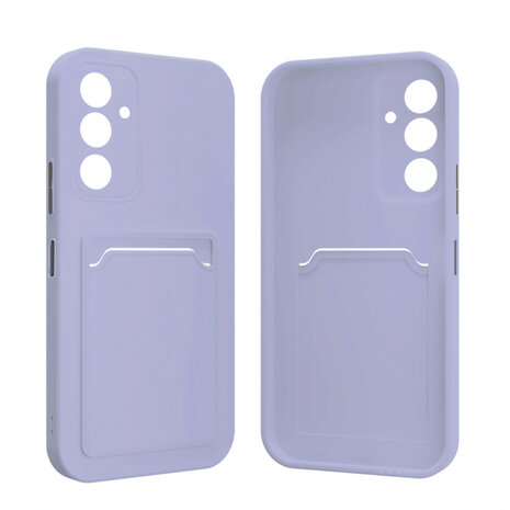 ShieldCase ShieldCase Samsung Galaxy S25 coque en silicone porte carte (lila) ShieldCase ShieldCase Samsung Galaxy S25 coque en silicone porte carte (lila)
