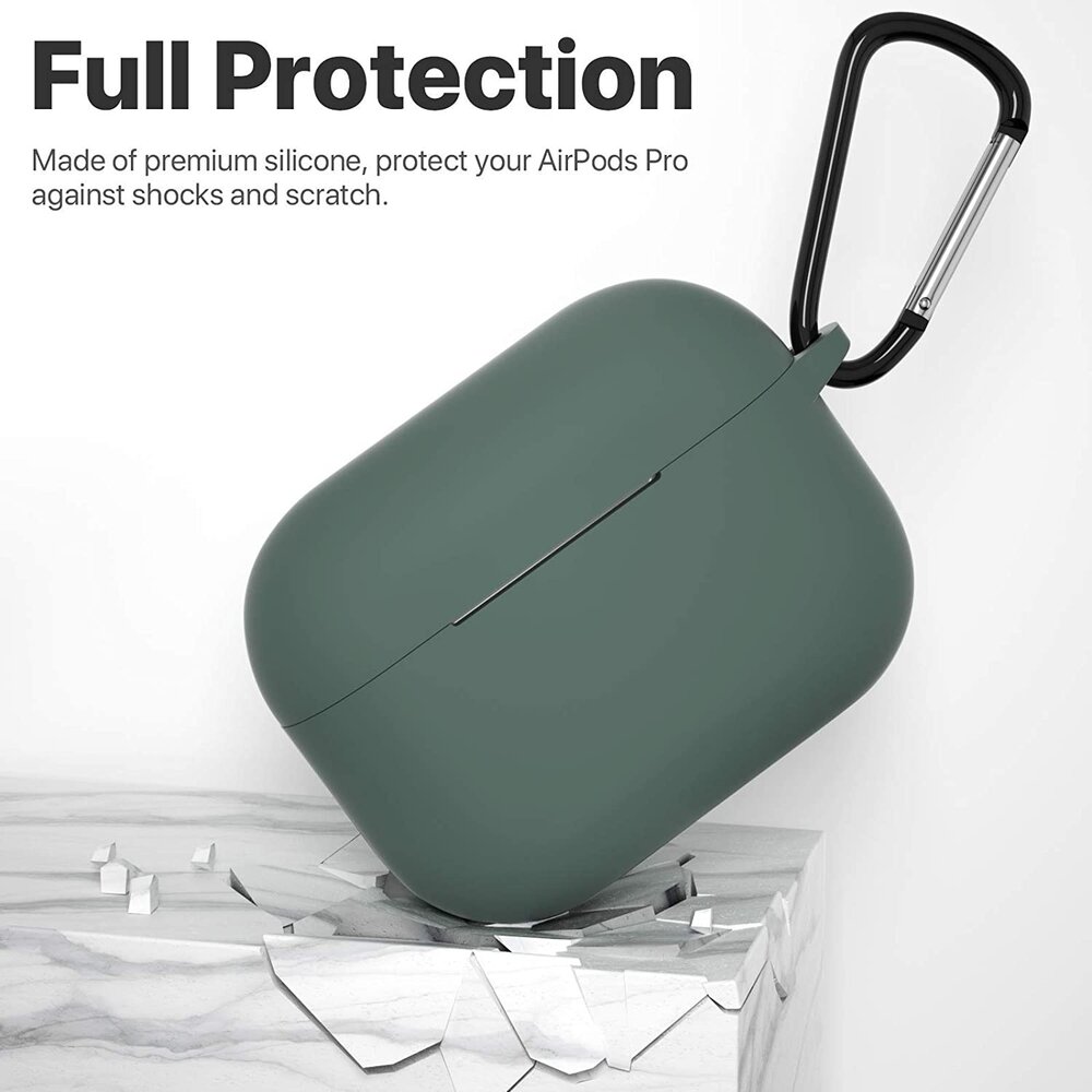 ShieldCase ShieldCase Étui silicone Airpods Pro (vert foncé)