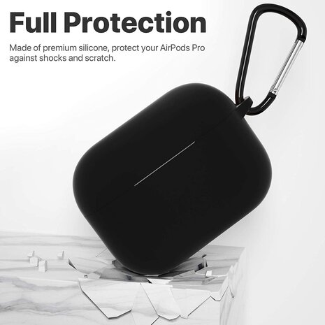 ShieldCase ShieldCase Étui silicone Airpods Pro (noir) ShieldCase ShieldCase Étui silicone Airpods Pro (noir)