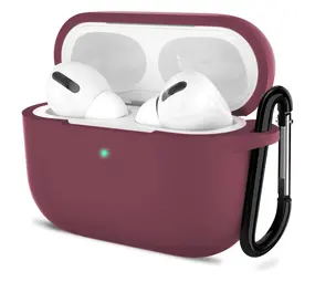 ShieldCase Étui silicone Airpods Pro (bourgogne)