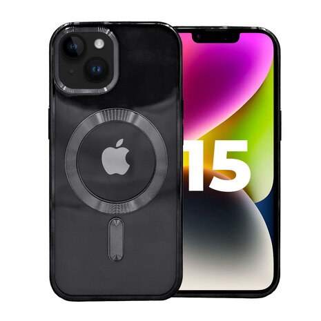 Coverzs Coverzs Coque rigide iPhone 12 avec protection appareil photo (noir)