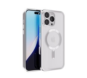 Coverzs Coque rigide iPhone 12 Pro avec protection appareil photo (argent)