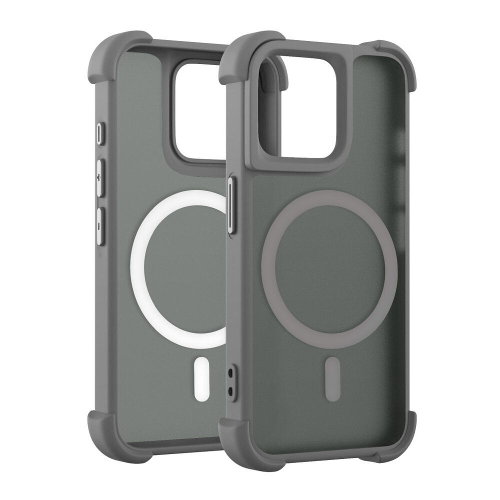 Coverzs Coverzs Coque antichoc mate iPhone 12 Pro avec MagSafe (gris) Coverzs Coverzs Coque antichoc mate iPhone 12 Pro avec MagSafe (gris)