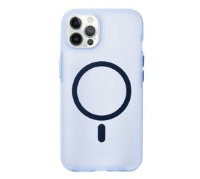 Coverzs Coque MagSafe en silicone lisse iPhone 12 Pro Max (bleu clair) Coverzs Coque MagSafe en silicone lisse iPhone 12 Pro Max (bleu clair)
