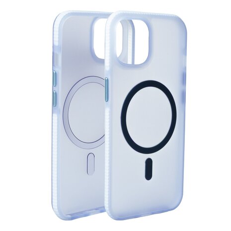 Coverzs Coverzs Coque MagSafe en silicone lisse iPhone 12 Pro Max (bleu clair) Coverzs Coverzs Coque MagSafe en silicone lisse iPhone 12 Pro Max (bleu clair)