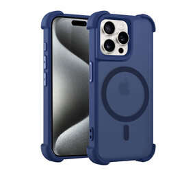 Coverzs Coque antichoc mate avec MagSafe iPhone 12 Pro Max (bleu foncé) Coverzs Coque antichoc mate avec MagSafe iPhone 12 Pro Max (bleu foncé)