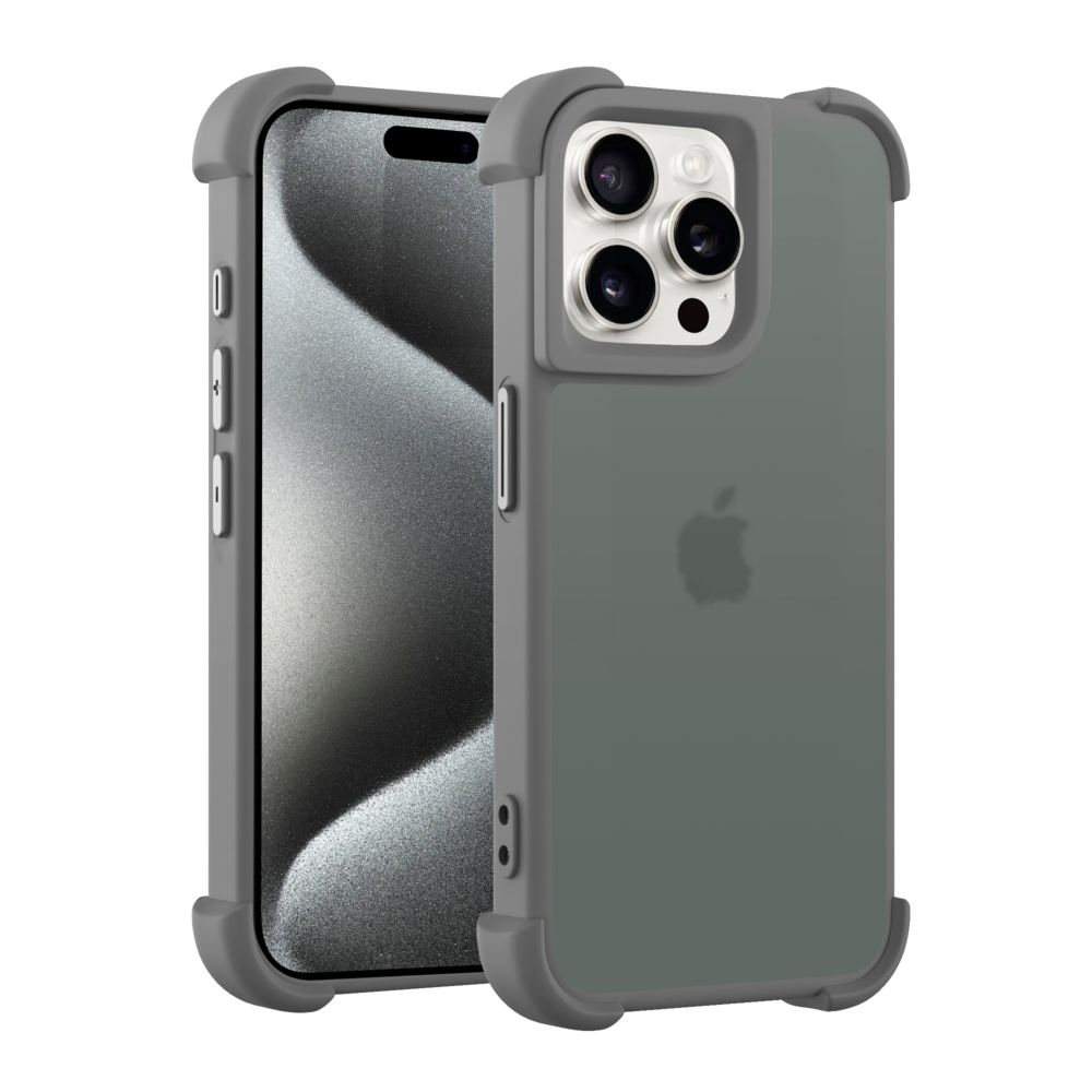 Coverzs Coverzs Coque antichoc mate iPhone 12 Pro Max (gris)