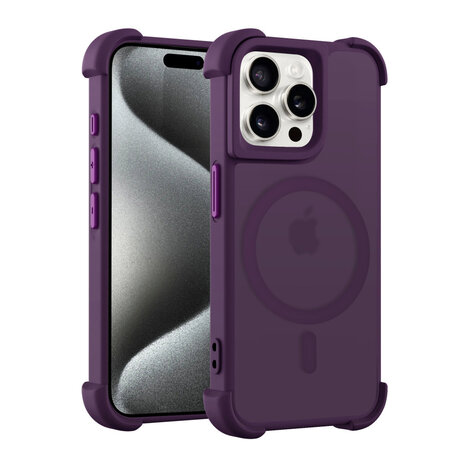 Coverzs Coverzs Coque antichoc mate avec MagSafe iPhone 12 Pro Max (violet) Coverzs Coverzs Coque antichoc mate avec MagSafe iPhone 12 Pro Max (violet)