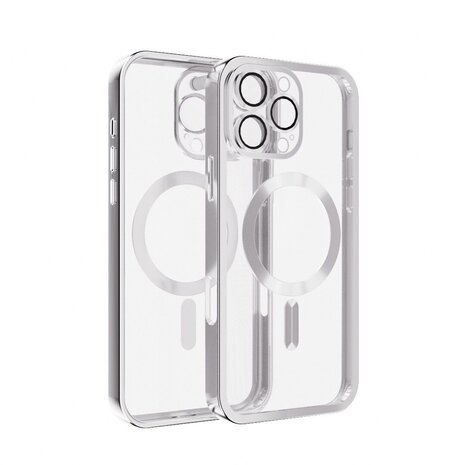 Coverzs Coverzs Coque rigide iPhone 12 Pro Max avec protection appareil photo (argent) Coverzs Coverzs Coque rigide iPhone 12 Pro Max avec protection appareil photo (argent)