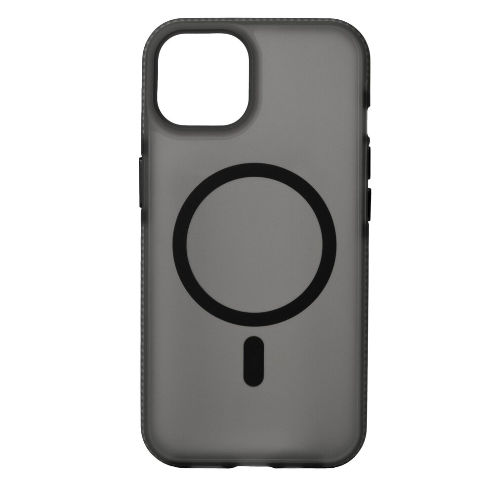 Coverzs Coverzs Coque MagSafe en silicone lisse iPhone 13 (noir)