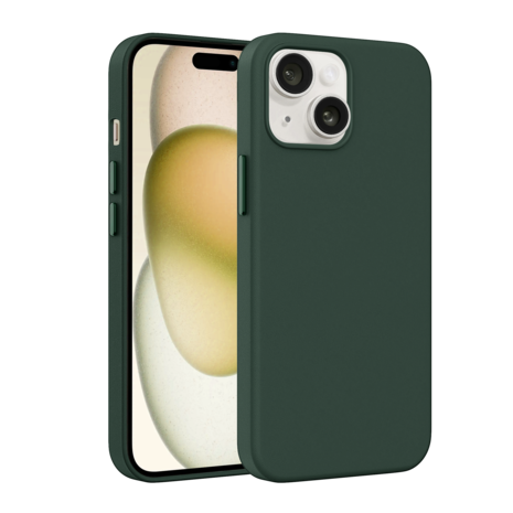 Coverzs Coverzs Coque MagSafe en cuir de luxe iPhone 13 (vert foncé) Coverzs Coverzs Coque MagSafe en cuir de luxe iPhone 13 (vert foncé)