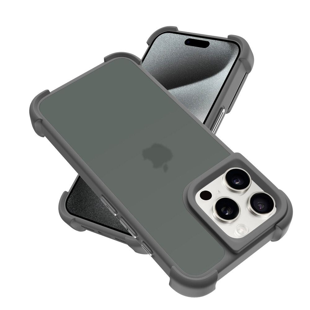 Coverzs Coverzs Coque antichoc mate iPhone 13 Pro (gris) Coverzs Coverzs Coque antichoc mate iPhone 13 Pro (gris)