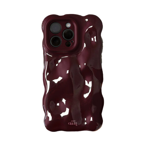 xoxo Wildhearts xoxo Wildhearts Coque Bubbly Bordeaux - iPhone 13 Pro xoxo Wildhearts xoxo Wildhearts Coque Bubbly Bordeaux - iPhone 13 Pro